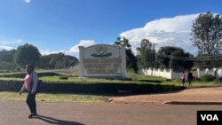 Dedan Kimathi University of Science and Technology, also known as DEKUT, is seen in Nyeri, Kenya, May, 25, 2023. (Mariama Diallo/VOA)