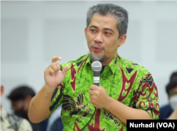 Dosen Fakultas Kehutanan, Universitas Gadjah Mada, Dwiko Budi Permadi, Ph.D. (Foto: VOA/Nurhadi)