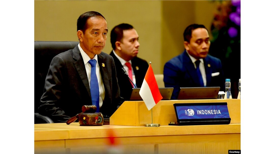 Dalam pidato pembukaannya di ajang WWF ke-10, Jokowi memperingatkan semua pihak untuk memperkuat kerja sama dalam tata Kelola air dunia yang lebih Baik, karena kekeringan dapat mengancam perlambatan ekonomi dunia di masa yang akan datang. (Biro setpres)