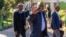 South African président Cyril Ramaphosa waves as he arrives to meet with senior officials of his African National Congress party during the ANC's National Executive Committee Thursday, June 6, 2024 in Johannesburg, South Africa. 