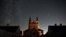 This long exposure picture shows a meteor crossing the night sky over the Post-Camaldolese monastery in the village of Wigry, Suwalki region, Poland, during the annual Perseids meteor shower, Aug. 12, 2024.