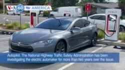 VOA60 America - Tesla Recalls Over 2 Million Vehicles to Fix Autopilot Safety Controls