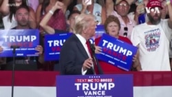 Trump attacks Harris on immigration, calls her 'border czar'