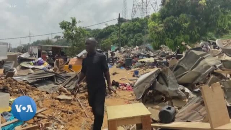 Abidjan : Des habitants désemparés après la destruction de leurs maisons