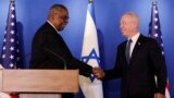 U.S. Secretary of Defense Lloyd Austin meets Israeli Defence Minister Yoav Gallant.