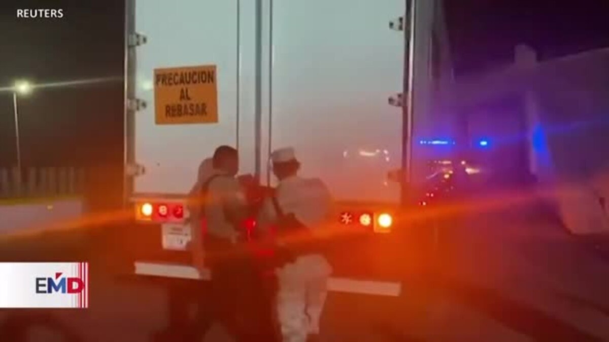 Hallan a 350 migrantes dentro de un camión en México