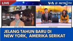 Laporan Langsung VOA untuk MetroTV: Jelang Perayaan Tahun Baru di New York, AS 