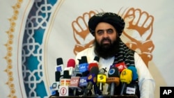 Amir Khan Muttaqi, waziri wa mambo ya nje wa Taliban. Sept. 19, 2022. 
