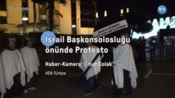 İsrail Başkonsolosluğu önünde protesto
