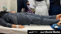 دانش‌آموزان مسموم شده بر اثر حمله با گاز ناشناخته به مدرسه زینب بندر گناوه استان بوشهر. عکس: ۱۵۰۰تصویر 