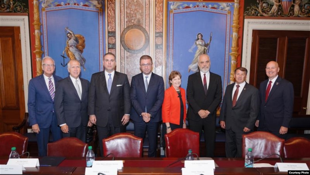 US Senators with officials from Western Balkans NATO member countries
