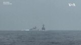 美軍釋出視頻顯示中共船艦近距離攔截鍾雲號