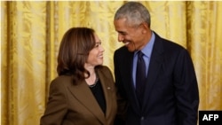 Kamala Harris i Barack Obama