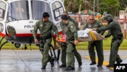 Vojna policija pomaže žrtvama poplave u Općini Sao Sebastiao, država Sao Paulo, Brazil 19. februar 2023.