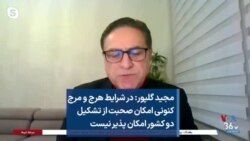 مجید گلپور: در شرایط هرج و مرج کنونی امکان صحبت از تشکیل دو کشور امکان پذیر نیست