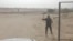 This image from video posted to social media by Hamas on Sept. 12, 2023, shows a live-fire exercise dubbed operation "Strong Pillar" outside Al-Mawasi, a Palestinian town on the southern coast of the Gaza Strip. (Hamas via AP)