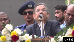 বাংলাদেশের আইন,বিচার ও সংসদ বিষয়ক মন্ত্রী আনিসুল হক। 