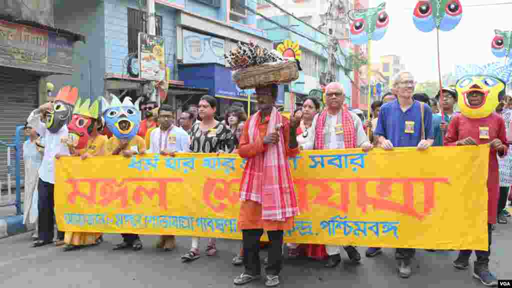 কলকাতার মঙ্গল শোভাযাত্রা