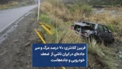 فریبرز کلانتری: ۷۰ درصد مرگ و میر جاده‌ای در ایران ناشی از ضعف خودرویی و جاده‌هاست
