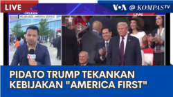 Laporan VOA untuk Kompas TV: Donald Trump Dukung Kebijakan "America First"