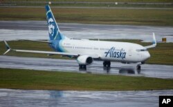 Alaska Airlines flight 1276, a flight using a Boeing 737-900, at Portland International Airport in Portland, Oregon, January 6, 2024. (Photo: AP)
