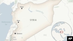 This is a locator map for Syria with its capital, Damascus. Pentagon officials say eight U.S. service members in Syria were injured in a drone attack by Iranian-backed militants last week.