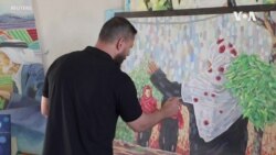Палестински уметник ги прикажува маките на бегалците