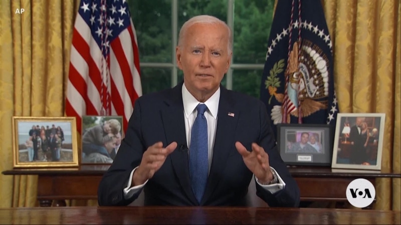 Biden speaks, with hope and wistfulness of decision to leave race 