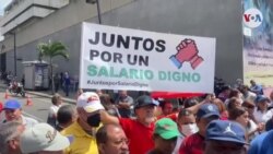 Trabajadores del sector educativo venezolano exigen "salarios dignos"