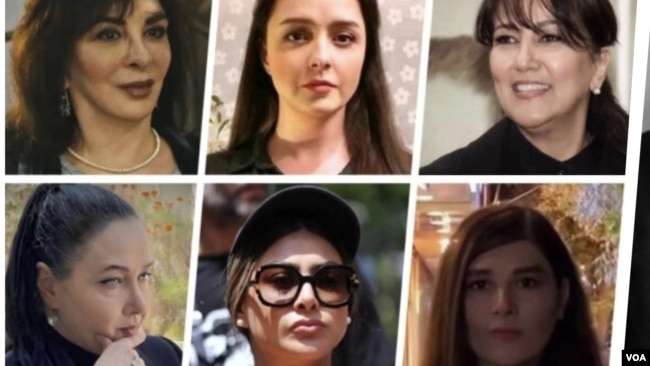 زنان بازیگر معترض به حجاب اجباری