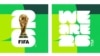 El logotipo se compone de los números 2 y 6 uno encima del otro con el trofeo de la Copa Mundial y el logotipo de la FIFA.