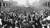 FILE - An estimated 7,000 persons jam a quadrangle at the Independence Mall in Philadelphia, during Earth Week activities celebrating the eve of Earth Day, April 22, 1970. (AP Photo)