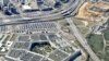 Foto udara Markas Besar Departemen Pertahanan Amerika, Pentagon di Arlington County, Washington, DC, 8 Maret 2023. (Daniel SLIM / AFP)

