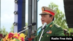 พันเอก ซอว์ ชิต ตู (Saw Chit Thu) ผู้นำกองกำลังแห่งชาติกะเหรี่ยง (Karen Information Center via RFA)