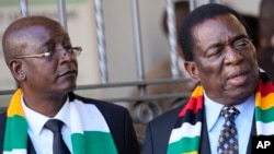 VaZiyambi Ziyambi naVaEmmerson Mnangagwa.