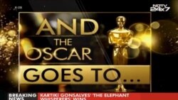 Laporan Langsung VOA untuk NDTV India: Film "The Elephant Whisperer" Raih Penghargaan Best Docu Short Oscar 2023