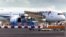 The LATAM Airlines Boeing 787 Dreamliner plane that suddenly lost altitude mid-flight a day earlier, dropping violently and injuring dozens of terrified travelers, is seen on the tarmac of the Auckland International Airport in Auckland on March 12, 2024. 