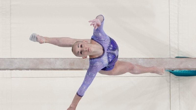 Italy's D'Amato claims balance beam gold, Biles finishes fifth 