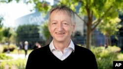 Computer scientist Geoffrey Hinton pictured at Google's California headquarters on March 25, 2015. Widely considered the “godfather” of artificial intelligence, Hinton has left Google with a message sharing his concern about potential dangers stemming from AI. 