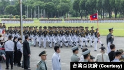 台灣陸軍官校（Whampoa Military Academy）舉行百年校慶。 （台灣總統府提供）
