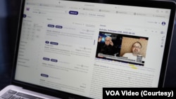 Cторінка проєкту "War of Words", у якому збережено понад 100 тисяч годин російського відео із транскрипцією англійською мовою.