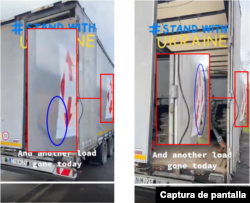 Fotogramas del video viral en los que se muestran estas discrepancias.