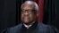 FILE - Associate Justice Clarence Thomas at the Supreme Court building in Washington, Oct. 7, 2022.  