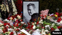 Hình ảnh mộ ông Alexei Navalny.