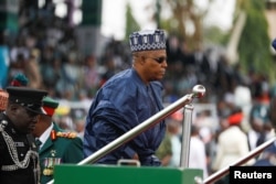 FILE - Nigeria's Vice-President Kashim Shettima attends his swearing-in ceremony in Abuja, Nigeria, May 29, 2023.