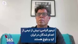 تیمور الیاسی: بیش از نیمی از اعدام شدگان در ایران کرد و بلوچ هستند