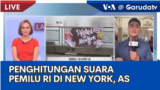 Laporan VOA untuk Garuda TV: Penghitungan Suara Pemilu RI di AS 