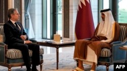 بلېکن د جمعې په ورځ په دوحه کې د قطر امیر شېخ تمیم بن حماد الثاني سره ولیدل