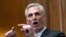 FILE - House Speaker Kevin McCarthy, R-Calif., speaks at a news conference at the Capitol in Washington, May 31, 2023. He said late on June 8, 2023, that the indictment of Donald Trump was a "brazen weaponization of power."