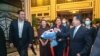 Presiden Honduras Xiomara Castro tiba di bandara Shanghai, China, atas undangan Presiden China Xi Jinping, 8 Juni 2023. (Kepresidenan Honduras/Handout via REUTERS)